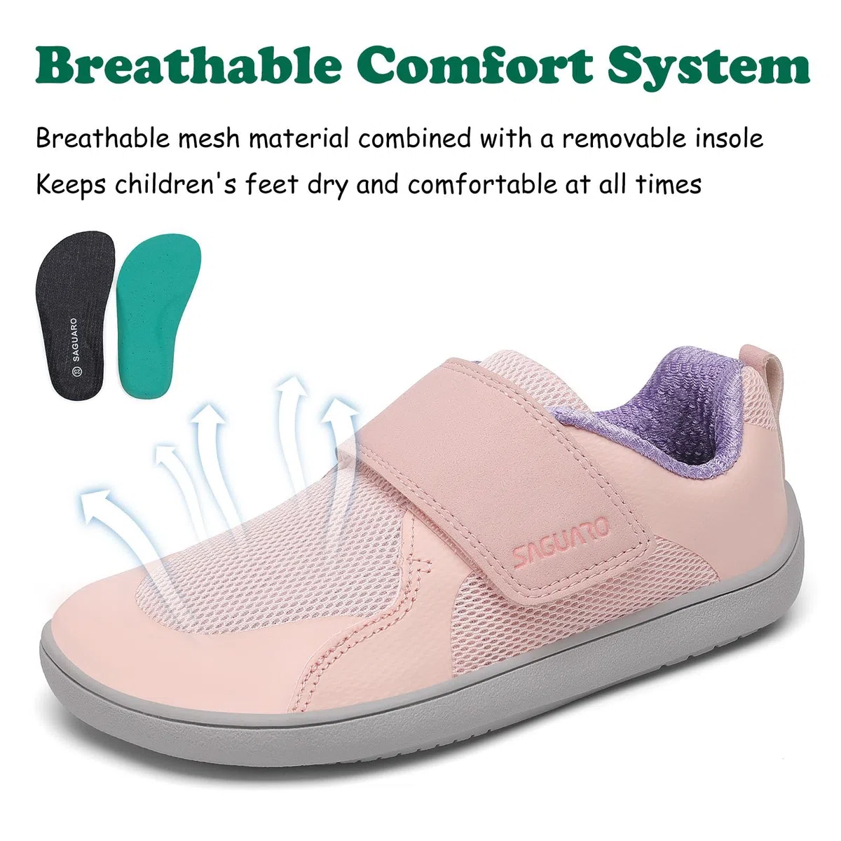 SAGUARO Barefoot Sneakers Shoes Minimaliste Scarpe Bambini per Ragazzi e Ragazze con Wide Toe Box Gr.26-36