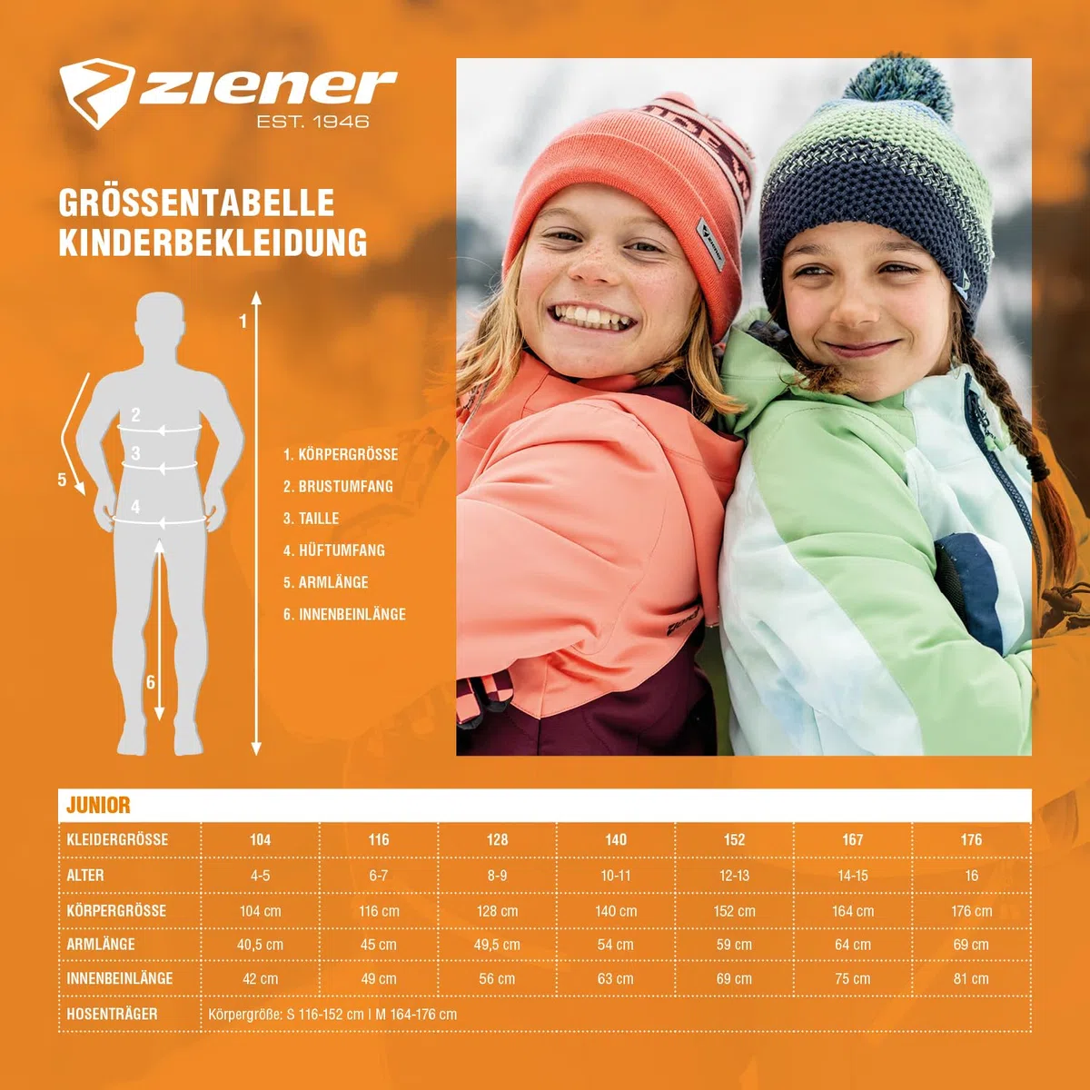 Ziener Abol Pantaloni da Sci, Pantaloni da Neve, Impermeabili, Antivento, Caldi Unisex - Bambini e Ragazzi (Pacco da 1)