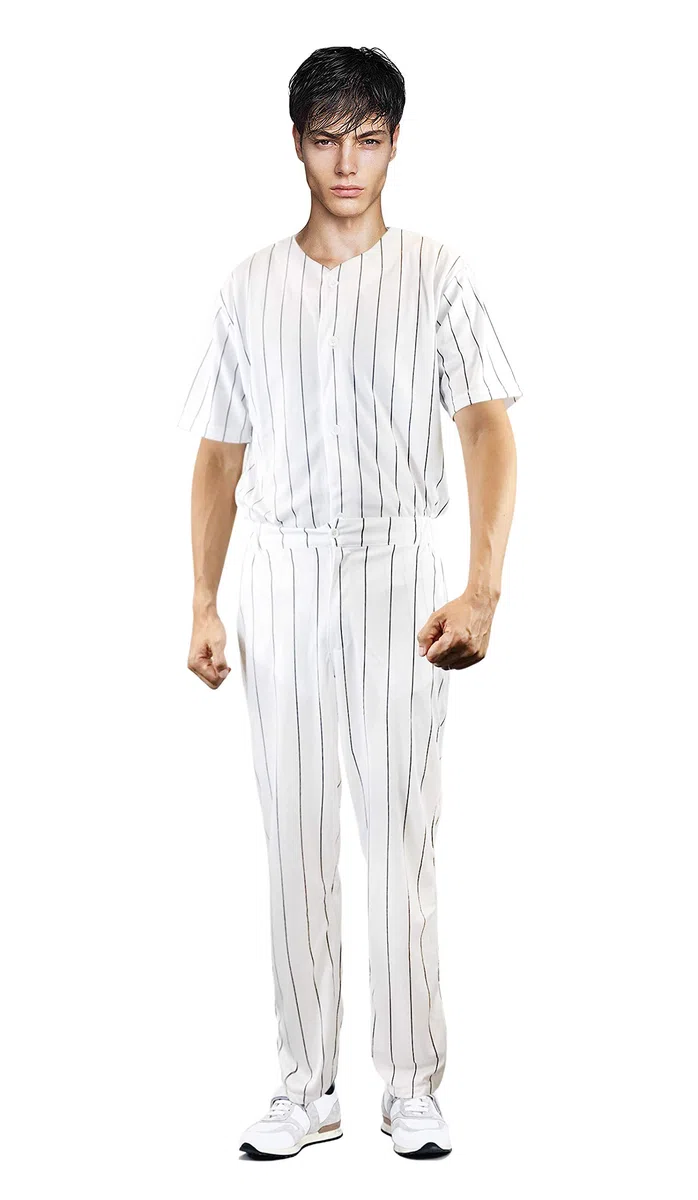 costumebase Furies Style Baseball Gessato Pantaloni Solo Bottoms