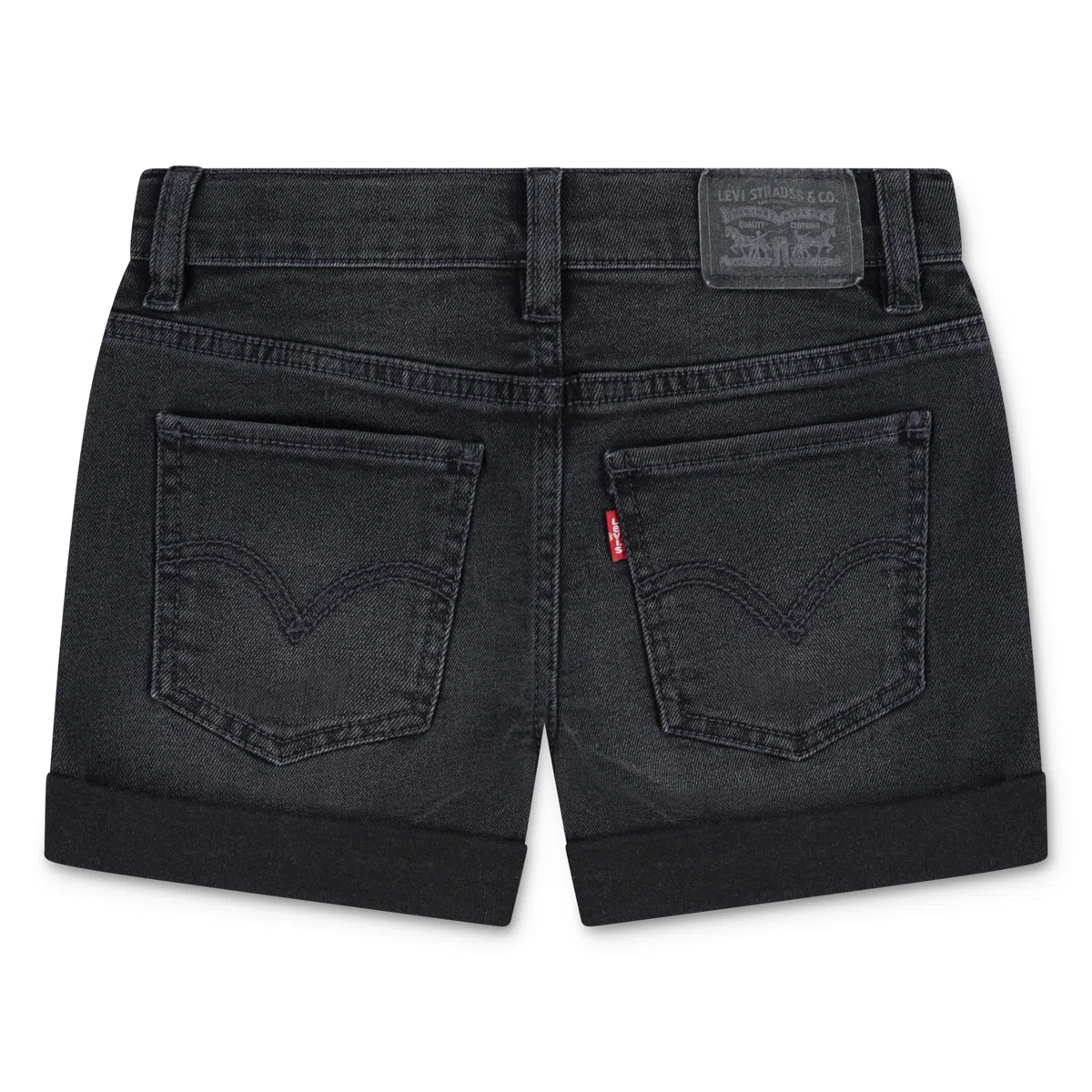 Levi's Shorts Modello Girlfriend Blu Bambina