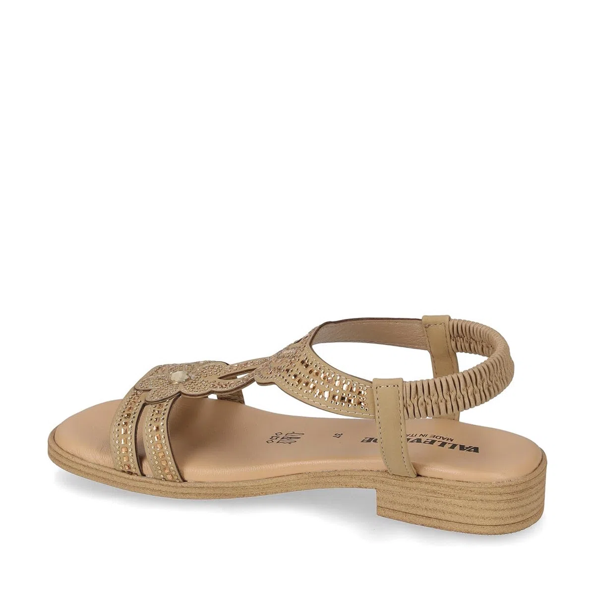 Valleverde 55403 Sandali Sportivi Donna Pelle Sintetica Tacco Grosso 3Cm Suola Poliuretano
