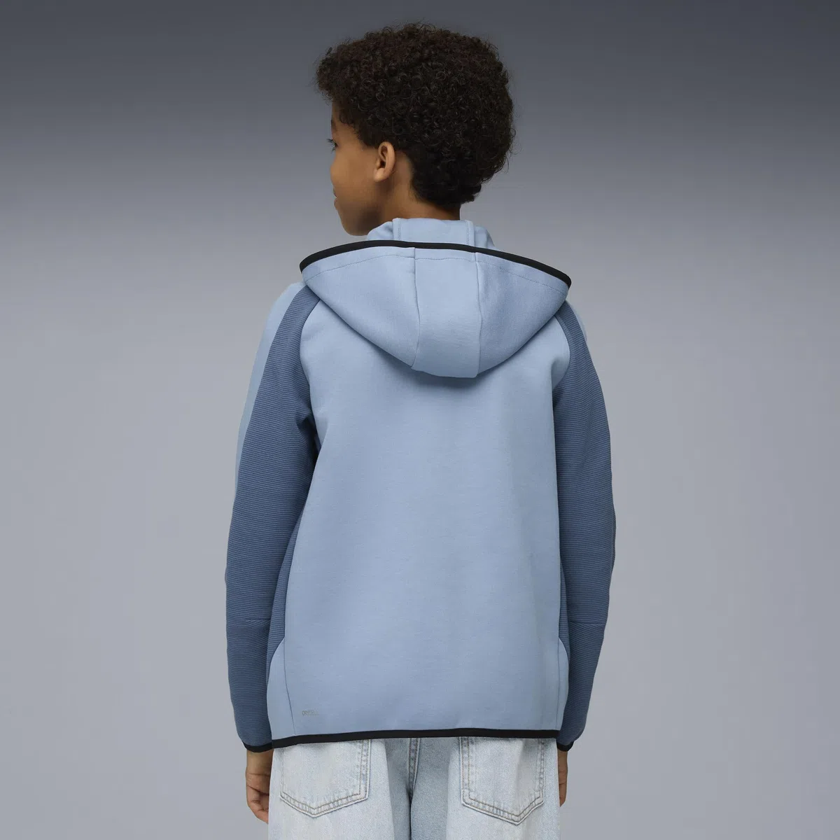 Puma Evostripe Full-Zip Hoodie Dk B Giacche di Sudore Bambini e Ragazzi (Pacco da 1)