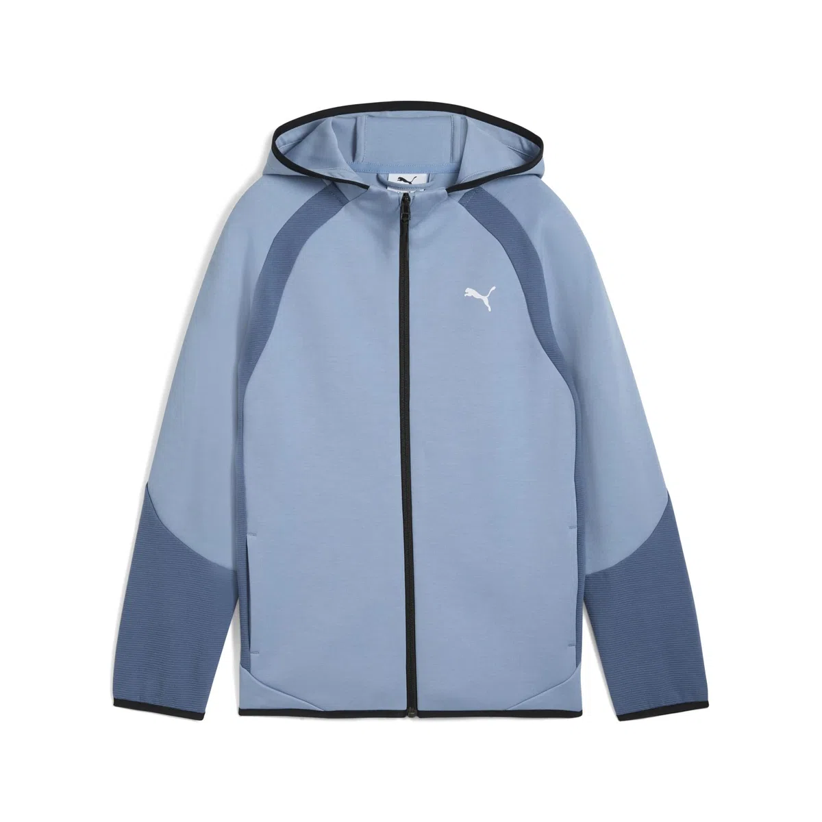 Puma Evostripe Full-Zip Hoodie Dk B Giacche di Sudore Bambini e Ragazzi (Pacco da 1)