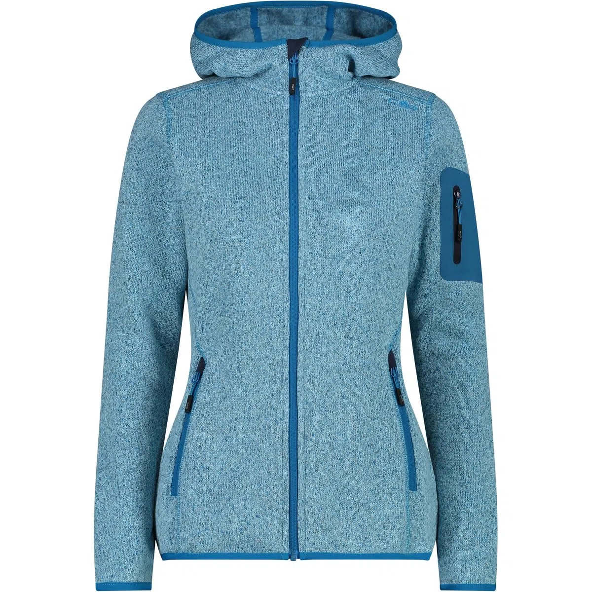 CMP Giacca In Knit-tech Da Donna Con Cappuccio Fisso, 3:19826 Giacca in pile Donna