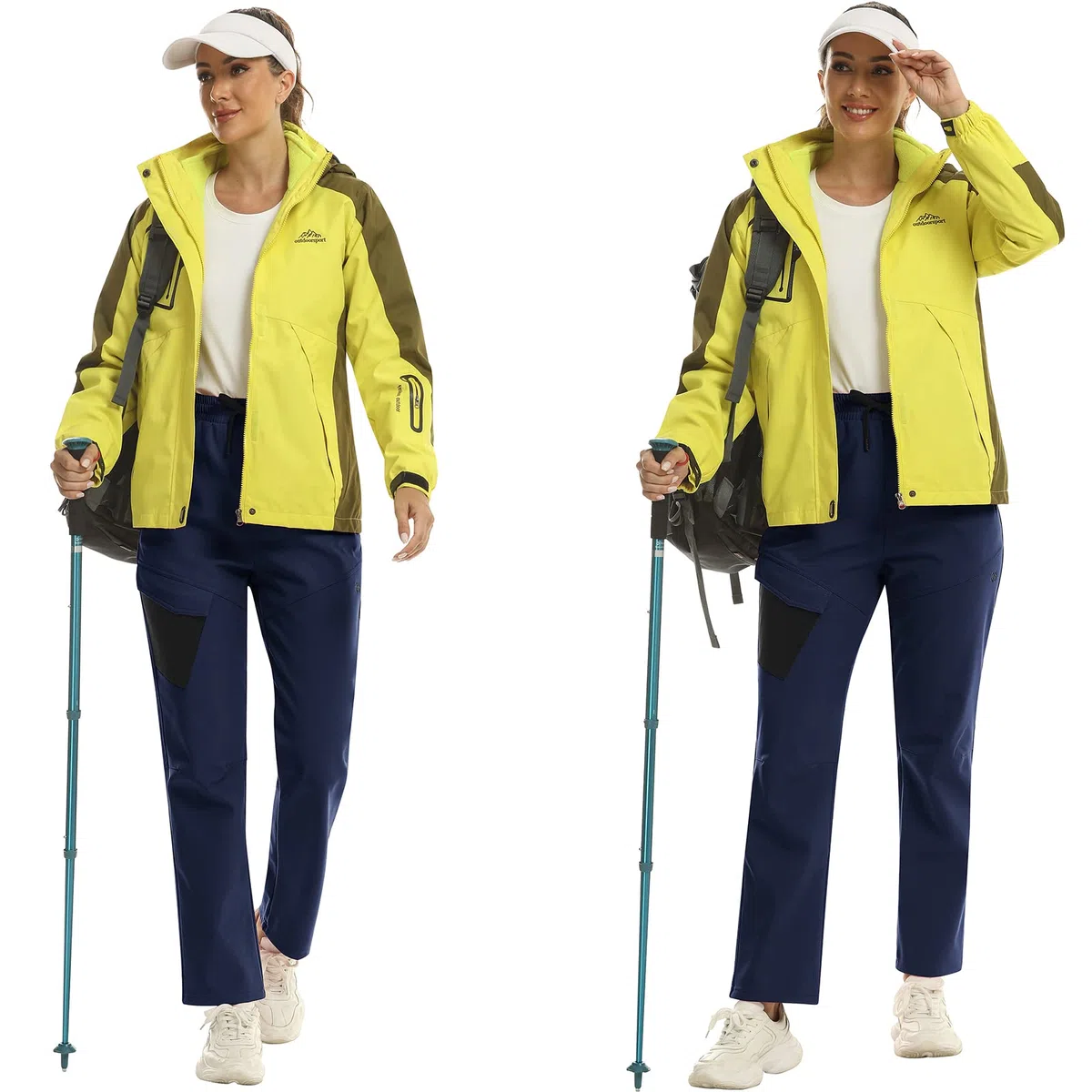 MoFiz Pantaloni Sci Donna Pantaloni Termici Trekking Impermeabili Pantaloni Invernali