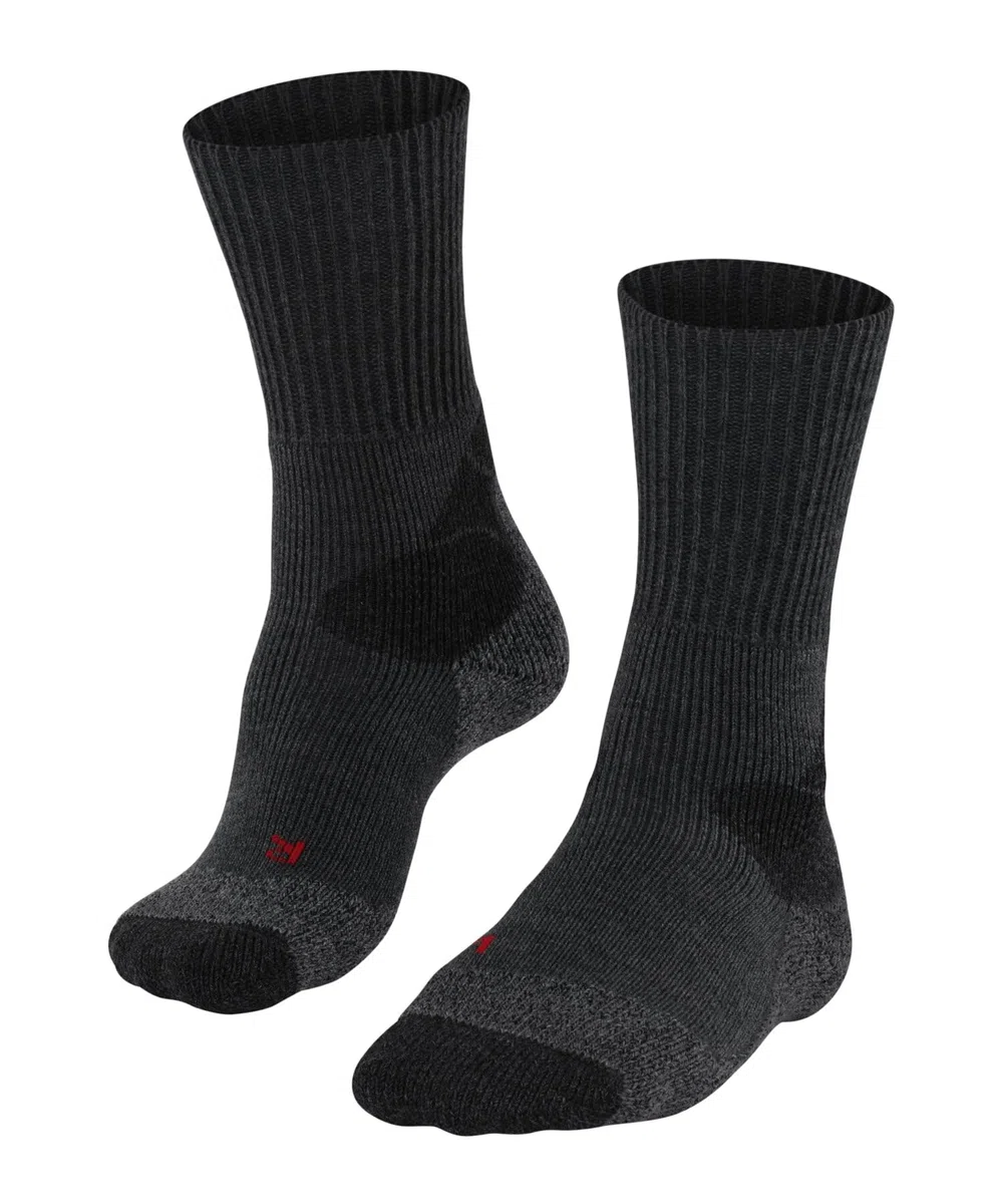 FALKE donna TKX calzini da escursionismo imbottitura ultra-spessa anti-vesciche calze da trekking calde spesse traspiranti asciugatura rapida termoregolanti antiodore lana filo funzionale 1 paio