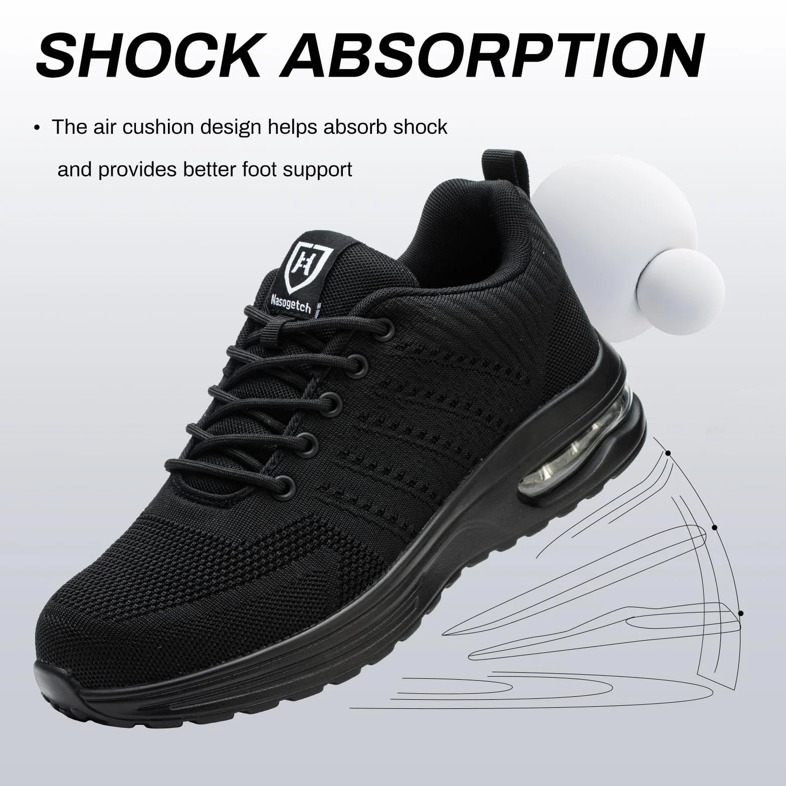 Scarpe Antinfortunistiche Uomo Donna Leggere Estive Scarpe da Lavoro con Punta in Acciaio Traspiranti Scarpe Sicurezza Sportive Antiscivolo