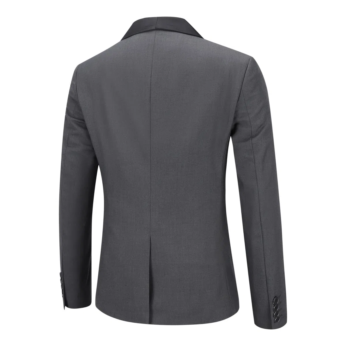 YOUTHUP Blazer da Uomo Collo a Scialle 1 Bottone Slim Fit Giacca da Abito Formale Lavoro Matrimonio Festa Giacc