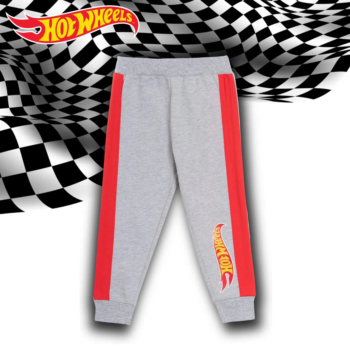 Hot Wheels 2 Pz Tuta Completo, Felpa con Cappuccio e Pantaloni da Jogging per Bimbo