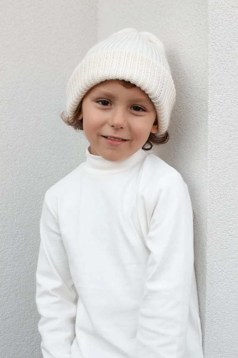 Volunboy Confezione da 3 Maglietta a Mezzo Collo Alto in Cotone per Bambini 1-6 Anni