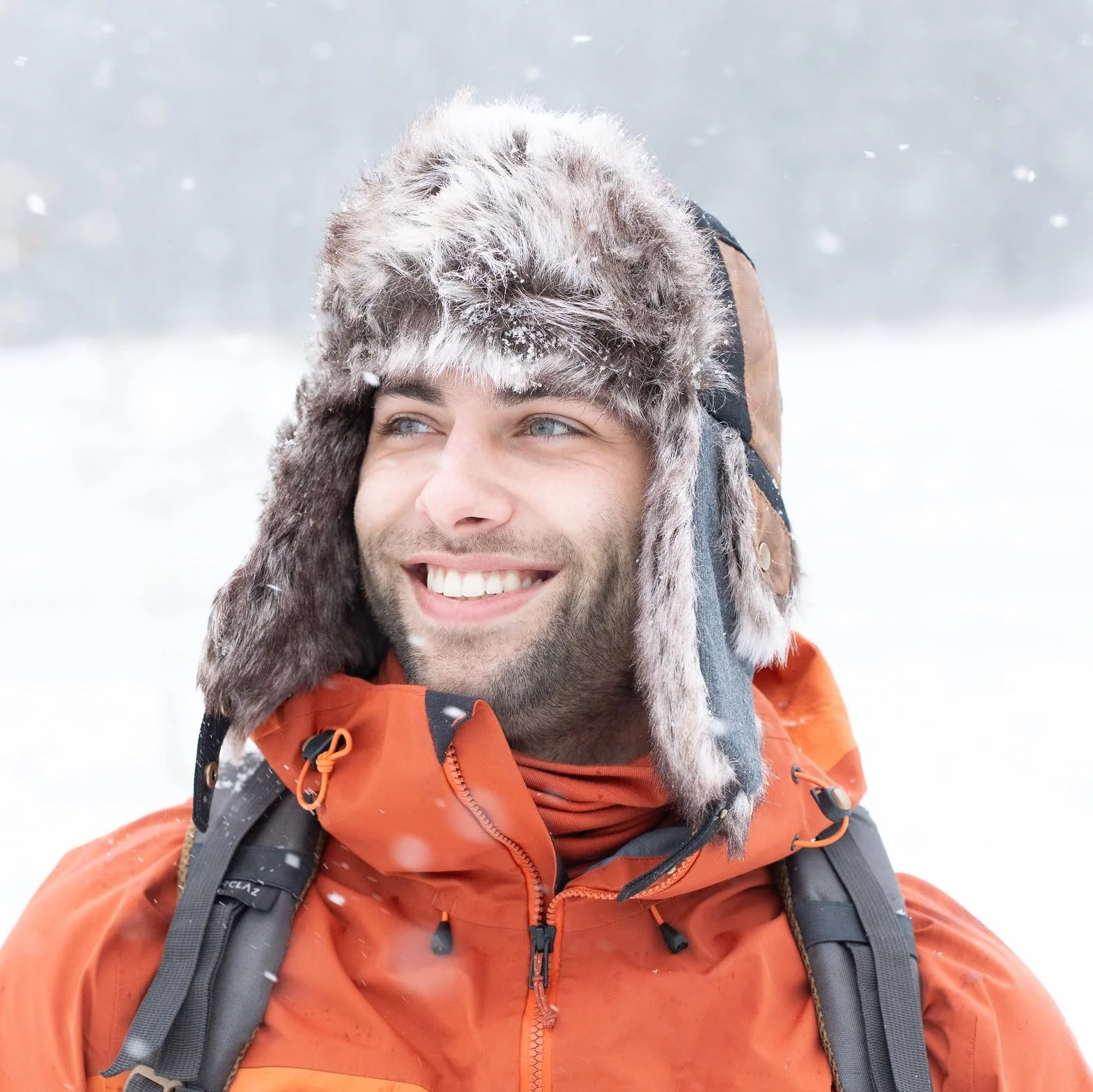 SIGGI Caldo berretto da trappola in cotone Bomber cappello unisex aviatore cappello di pelliccia adulti per uomo