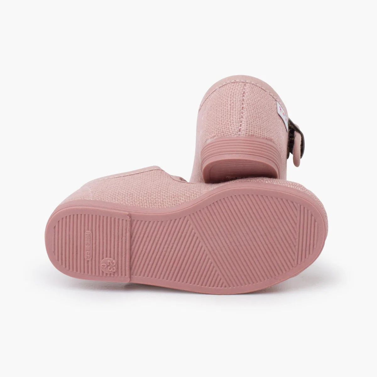 Pisamonas Ballerine con Cinturino Flessibili Lino Fibbia