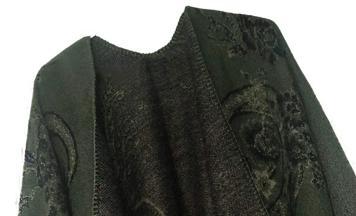 EXCHIC Donne Casual Oversize Poncho Cape Modello Floreale Elegante Sciarpa Cappotto Maglieria Scialli Avvolgimenti