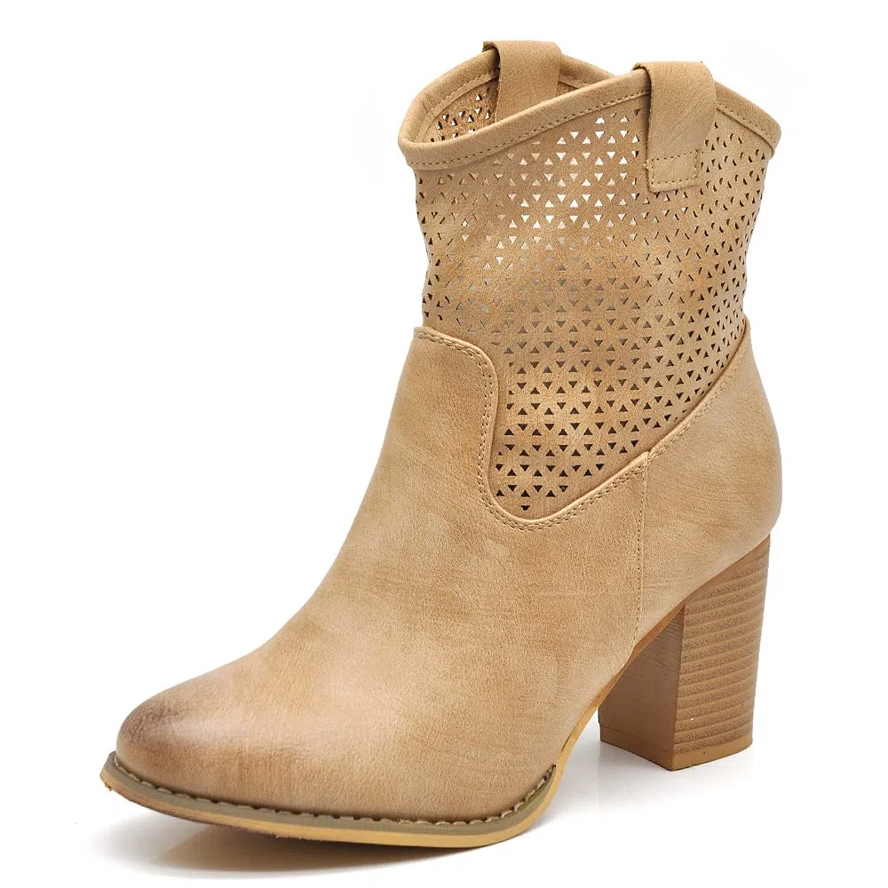 IF Fashion Scarpe Stivali Stivaletti Alla Caviglia Camperos Texani Tacco da Donna 633