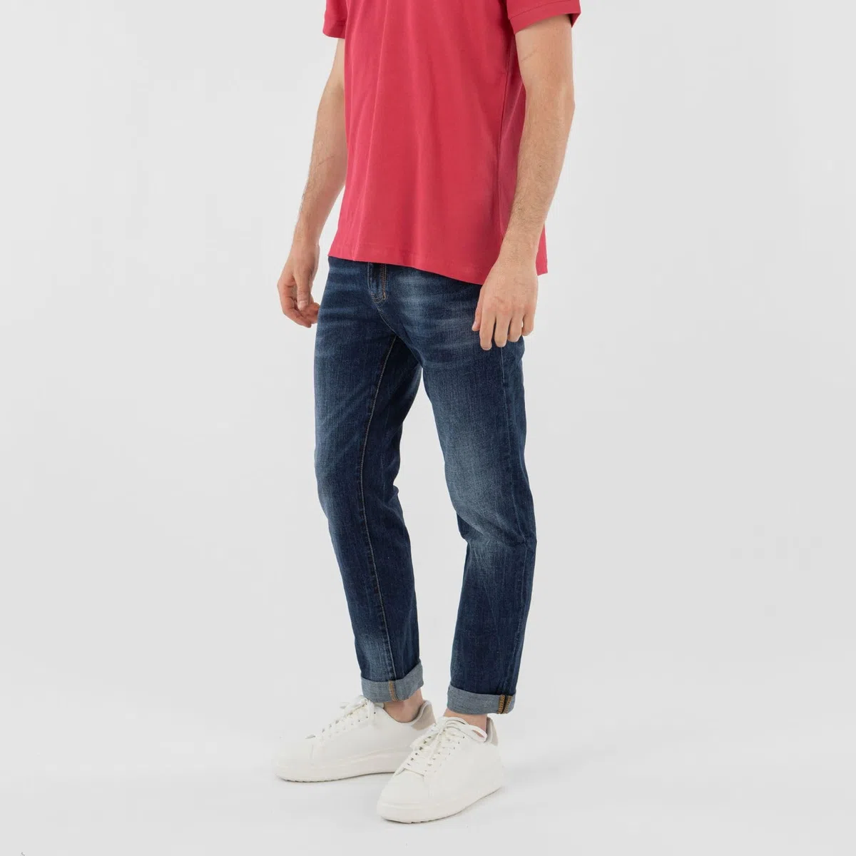 TONY BACKER - Jeans Uomo Regular Fit, Pantaloni da Lavoro e Tempo Libero, Stile Casual, Jeans da Uomo Elasticizzati, Comfort Quotidiano, Taglie 44-54 Art. L389
