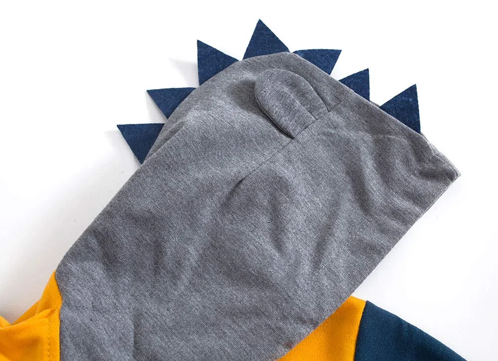 TEDD Felpe con Cappuccio per Ragazzi Dinosauro Coccodrillo 100% Cotone Zip Cerniera Felpa Copricapo Giacca Bambini 1-12 Anni