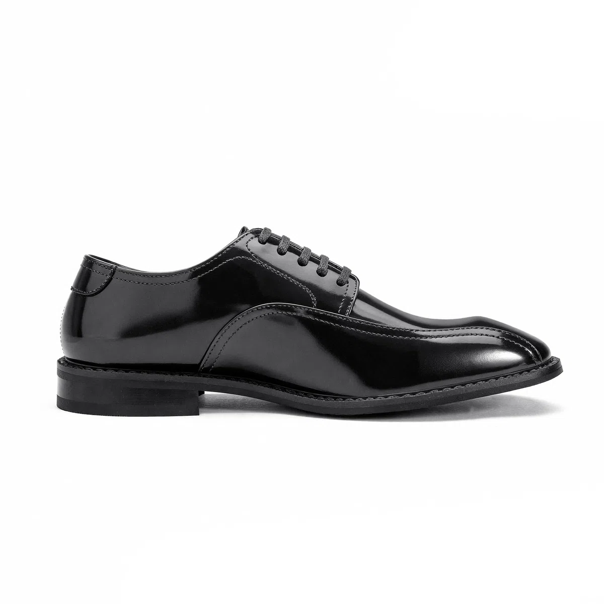 YFFUSHI Scarpe Uomo Eleganti in Pelle Verniciata Stringate Derby da Ufficio Formali Abito Matrimonio