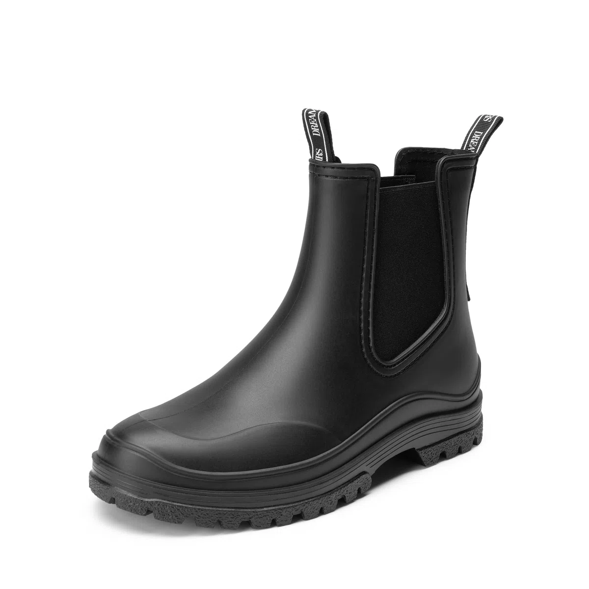 DREAM PAIRS Stivali di Pioggia Donna, Stivali Chelsea di Gomma Alla Caviglia Impermeabili Antiscivolo Comodi