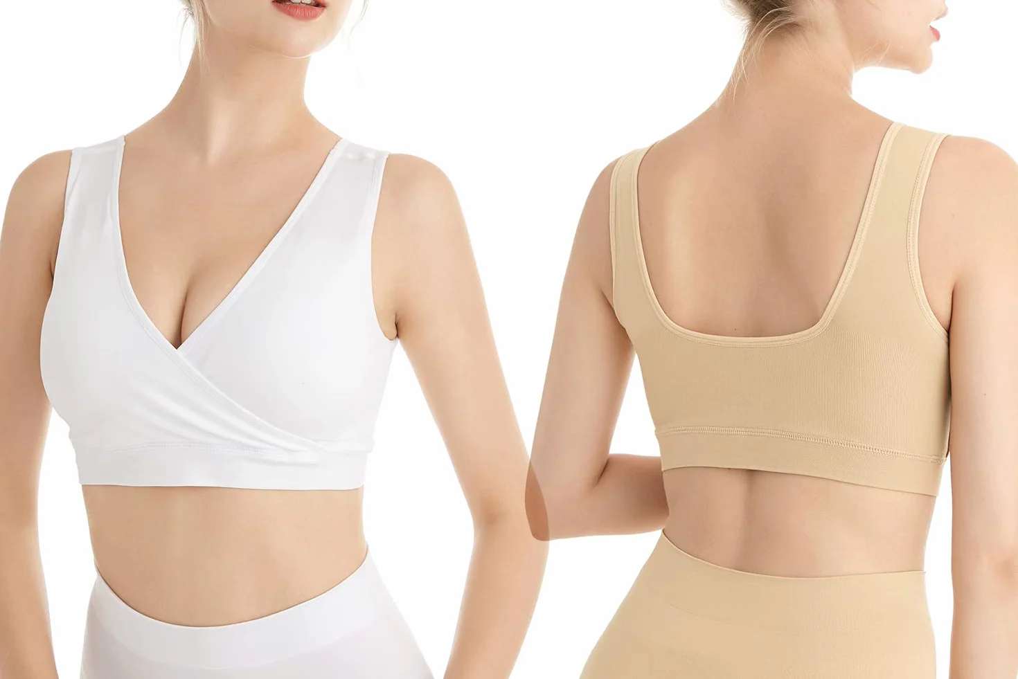 Lemef Reggiseni per Allattamento al Seno Senza Fili, Confezione da 3
