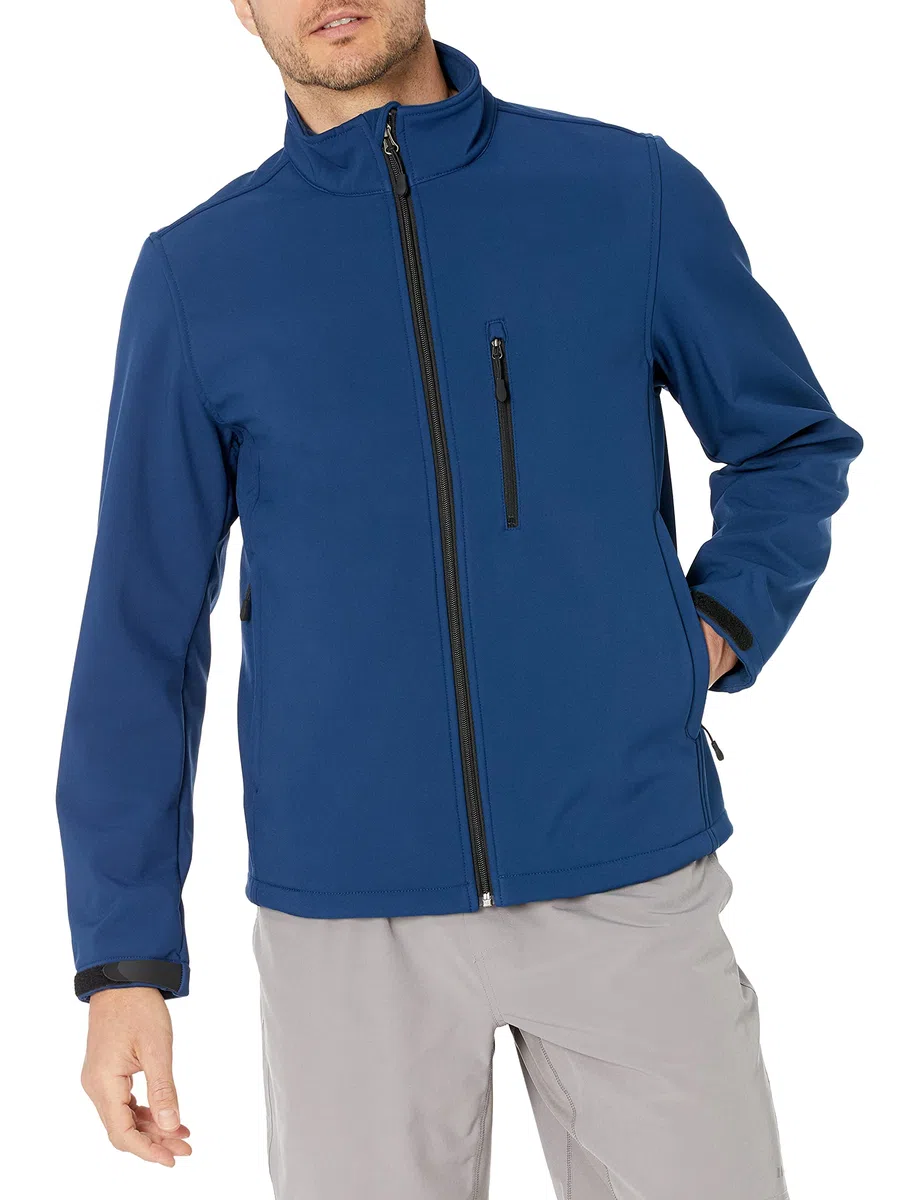 Amazon Essentials Uomo Giacca in Softshell Impermeabile
