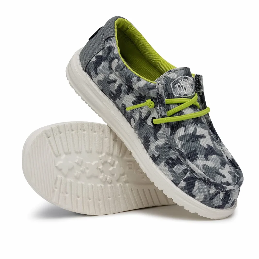 HEYDUDE Wally Youth Camodino MoccasinBambini e Ragazzi