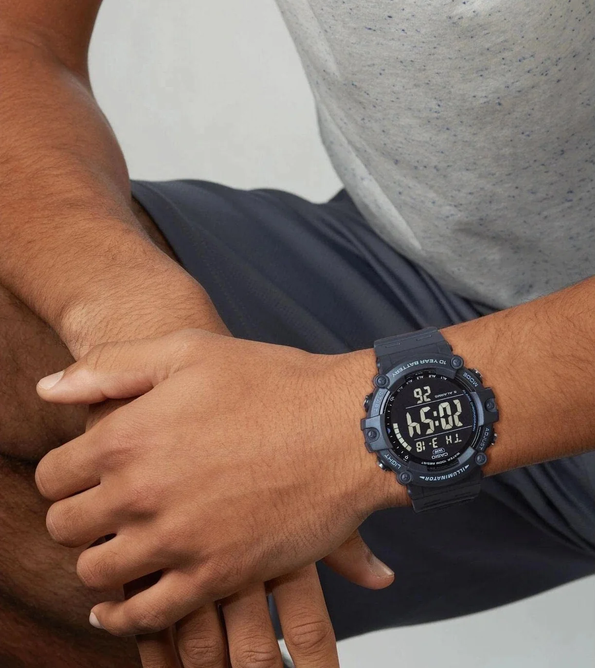Casio - COLL Sports Armbanduhr AE-1500WH-8BVEF - Herren Uhr - Wasserdicht - Digital - Mit Kunststoffband - Blau