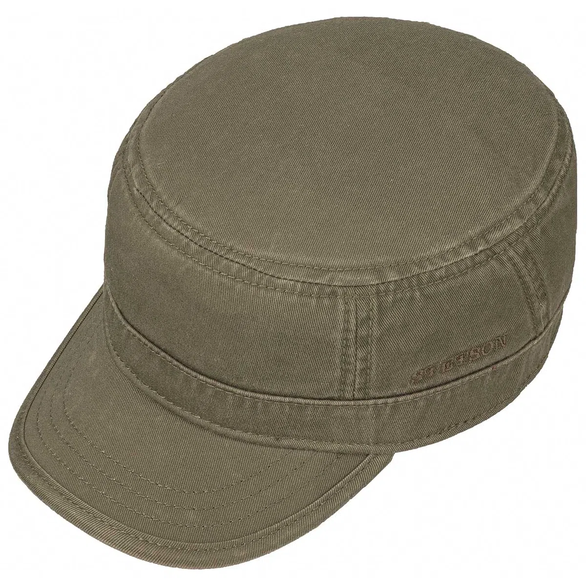Stetson Berretto Gosper Army Donna/Uomo - Urban Military con Visiera, Chiuso nella Parte Posteriore Primavera-Estate