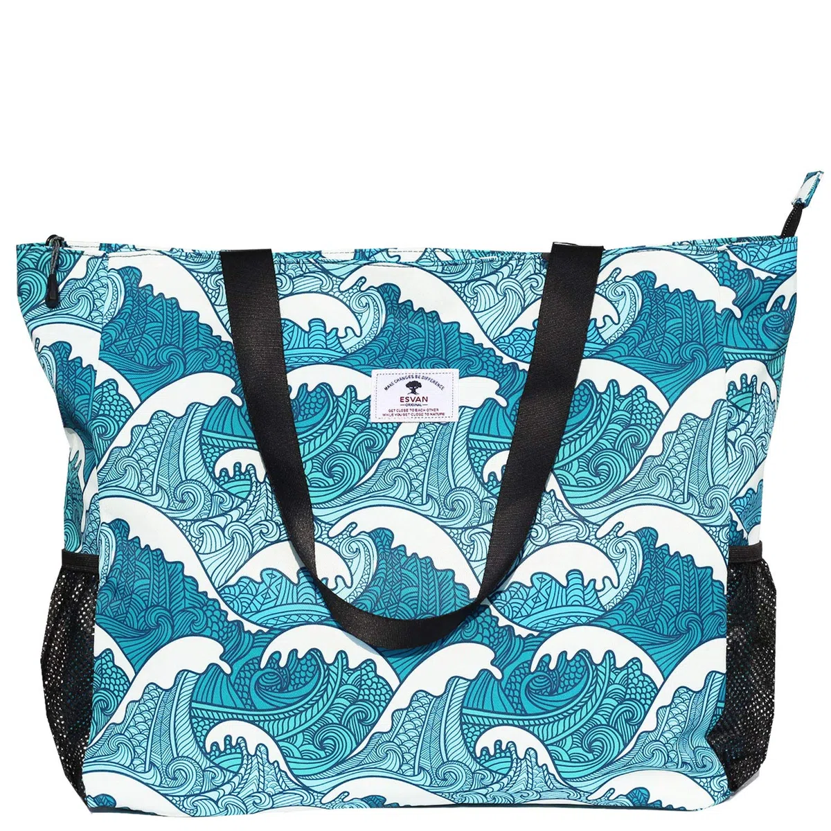 ESVAN Grande borsa da spiaggia resistente all'acqua leggera da 50,8 cm da donna oversize borsa tote per palestra, spiaggia, viaggi, piscina, yoga, infermiere