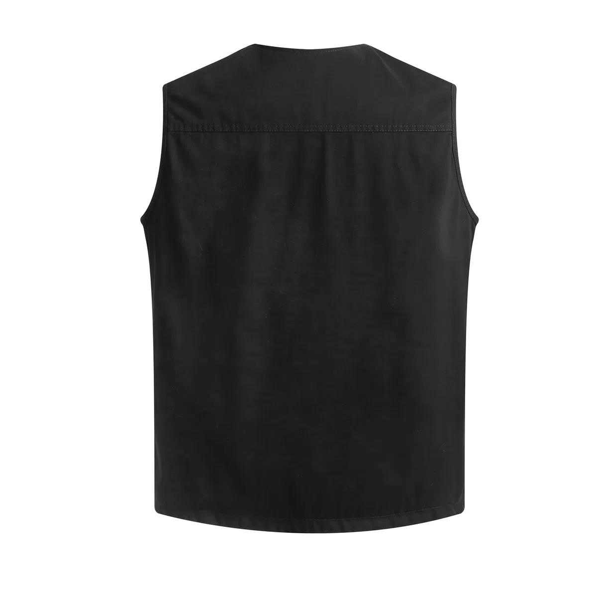 Gilet da Pesca da Uomo Casual Sport Giubbotto Leggero Cotone Gilet Multi-Tasche Senza Maniche Asciugatura Gilet Rapida Lavoro Giubbino per Safari Campeggio Gilet