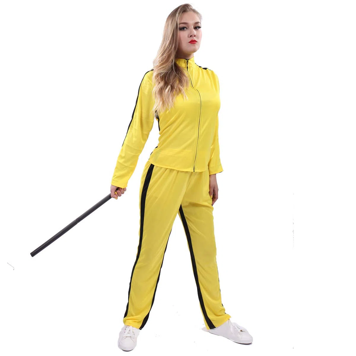 Kungfu Giallo Vestito Fantasia Body (Donna)