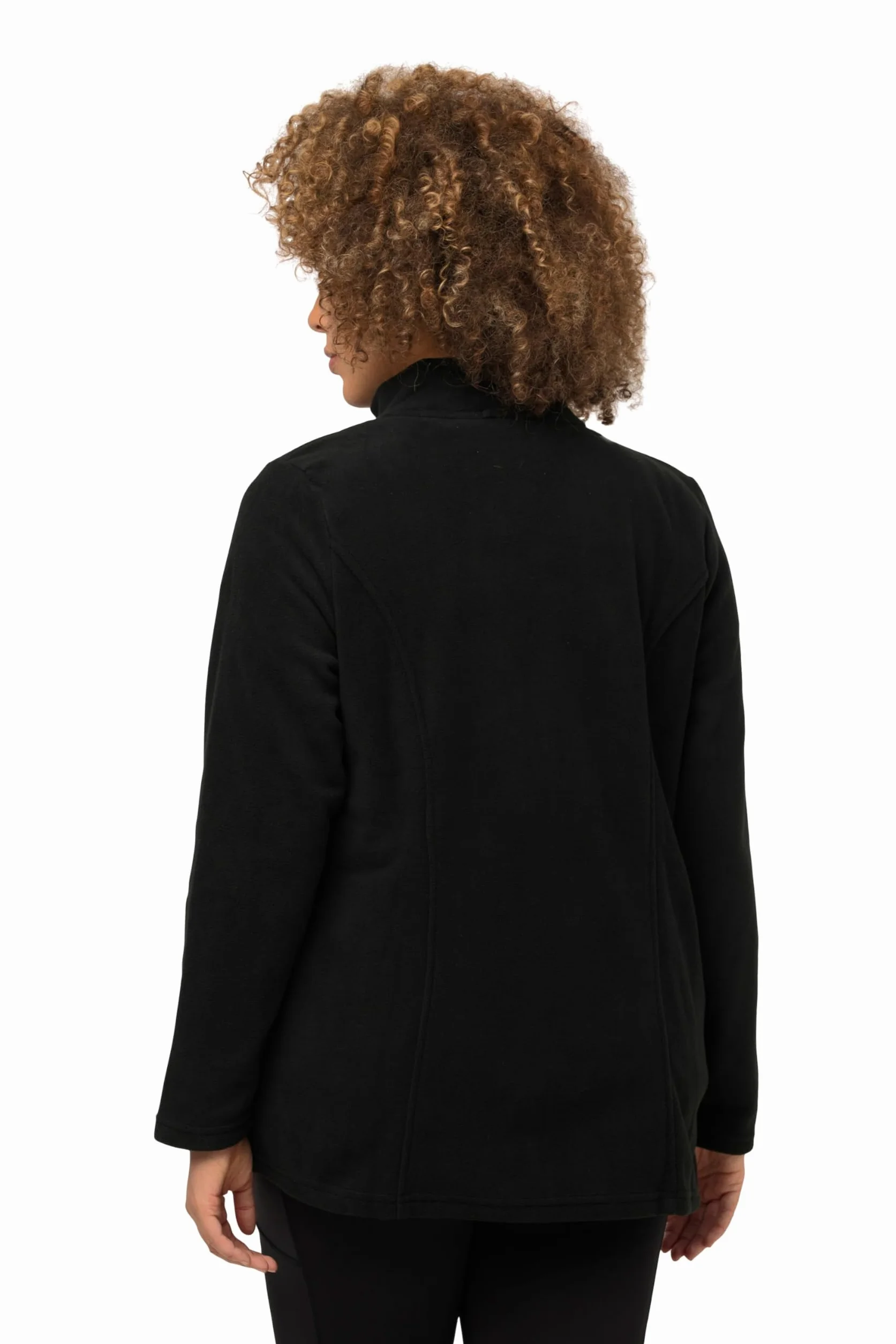 Ulla Popken Giacca Interna e coordinabile di Pile con Colletto Alto 796970