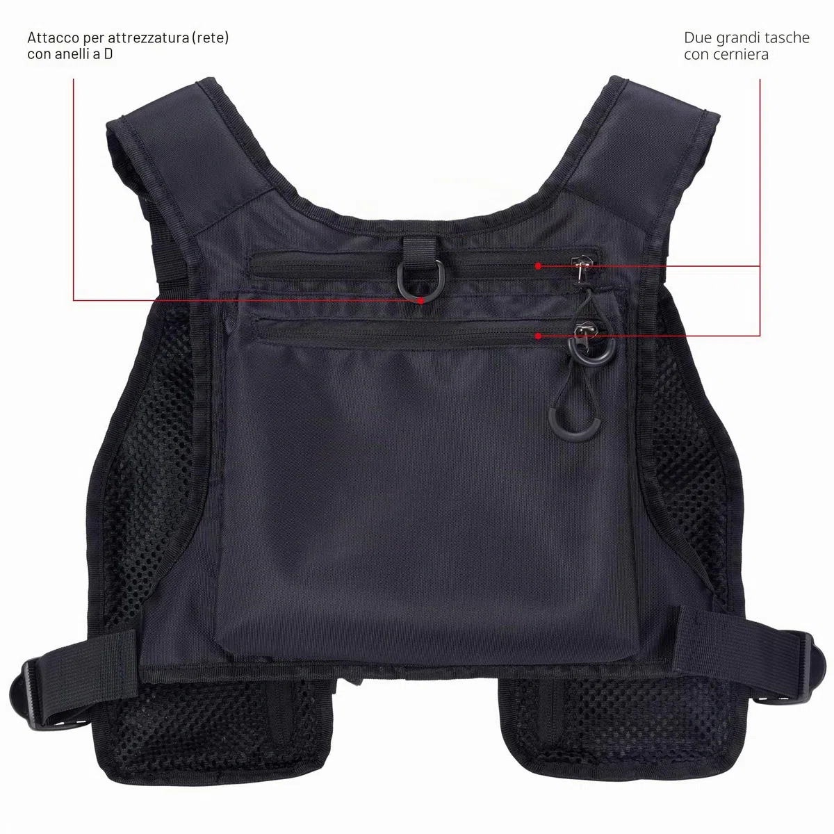 Bassdash FV08 - Gilet da pesca a mosca, ultra leggero, taglia unica