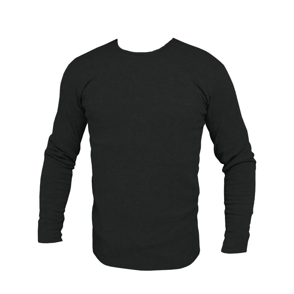 3 Maglie Manica Lunga Uomo Cotone bielastico Girocollo COVERI Art. ET1004