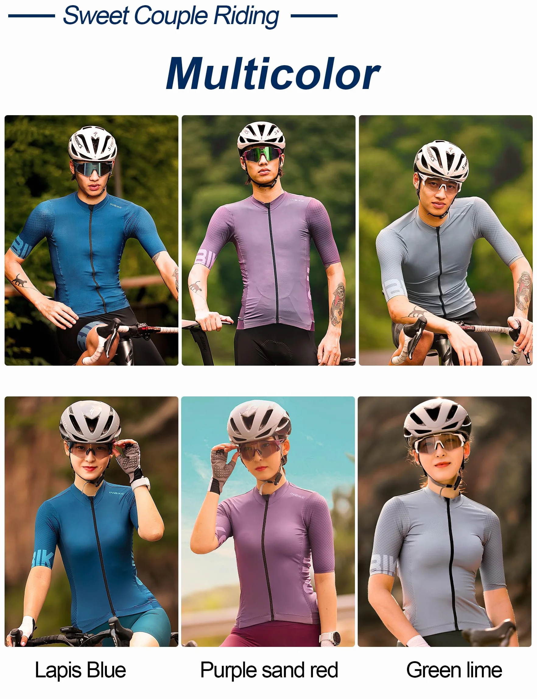 INBIKE Maglia Ciclismo Estiva Donna Maglia MTB Maniche Corte Abbigliamento MTB Traspirante Asciugatura Rapida Assorbente dal Sudore