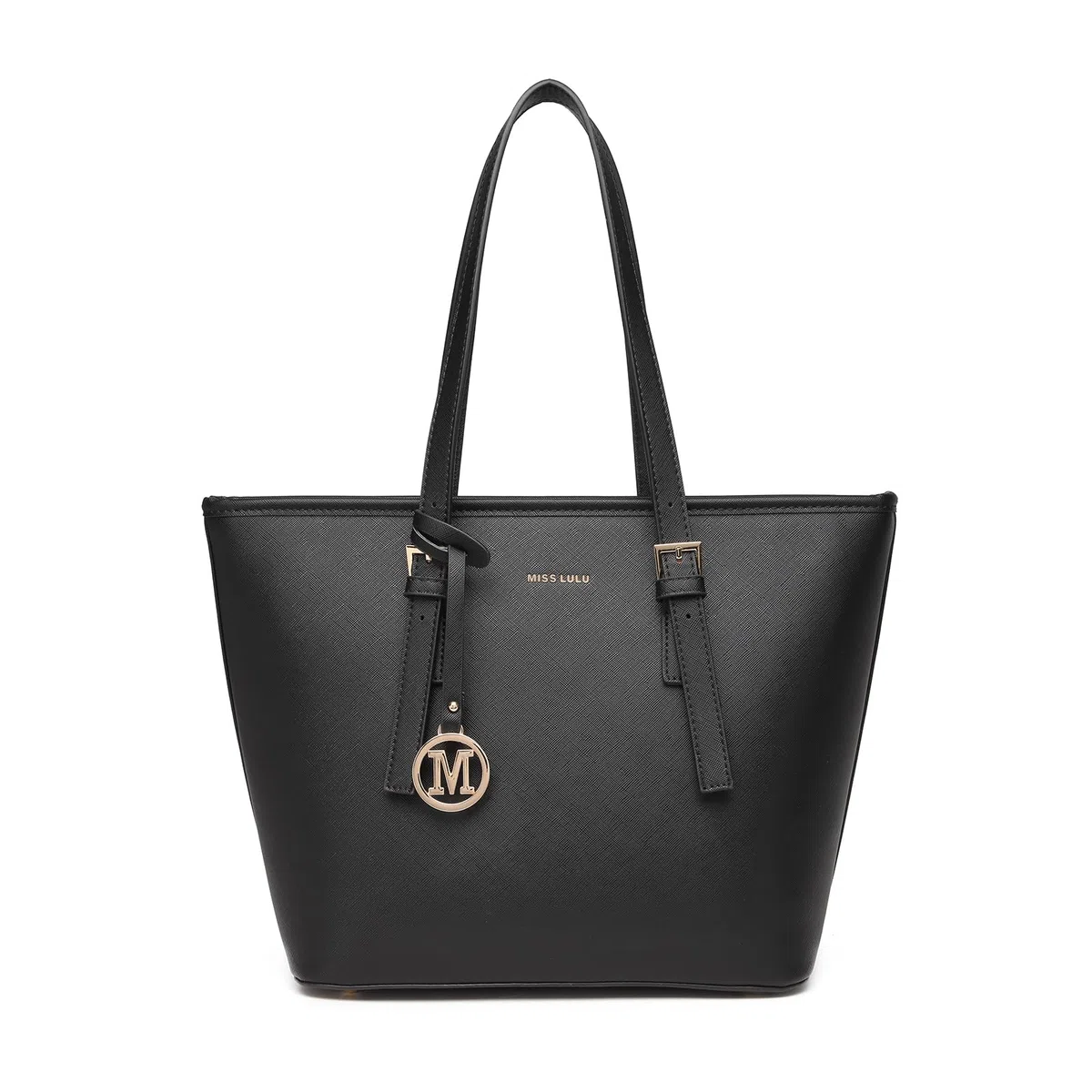 Miss Lulu Borsa Tote Donna Università Grande, Elegante Mano Bag Maniglia Regolabile, PU Pelle per Viaggi, Lavoro e Scuola