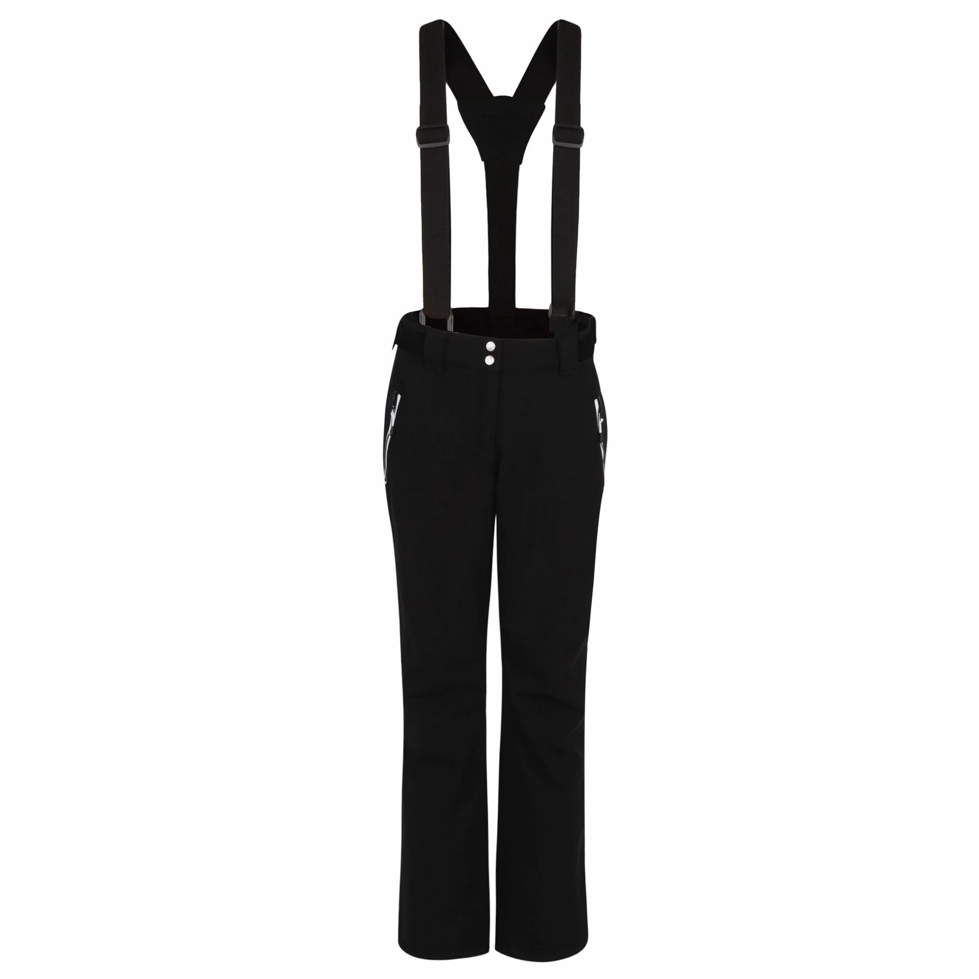 Dare 2B Salopette De Ski Imperméable Effused II, Pants Donna, Nero, FR : 2XL (Taille Fabricant : 18)