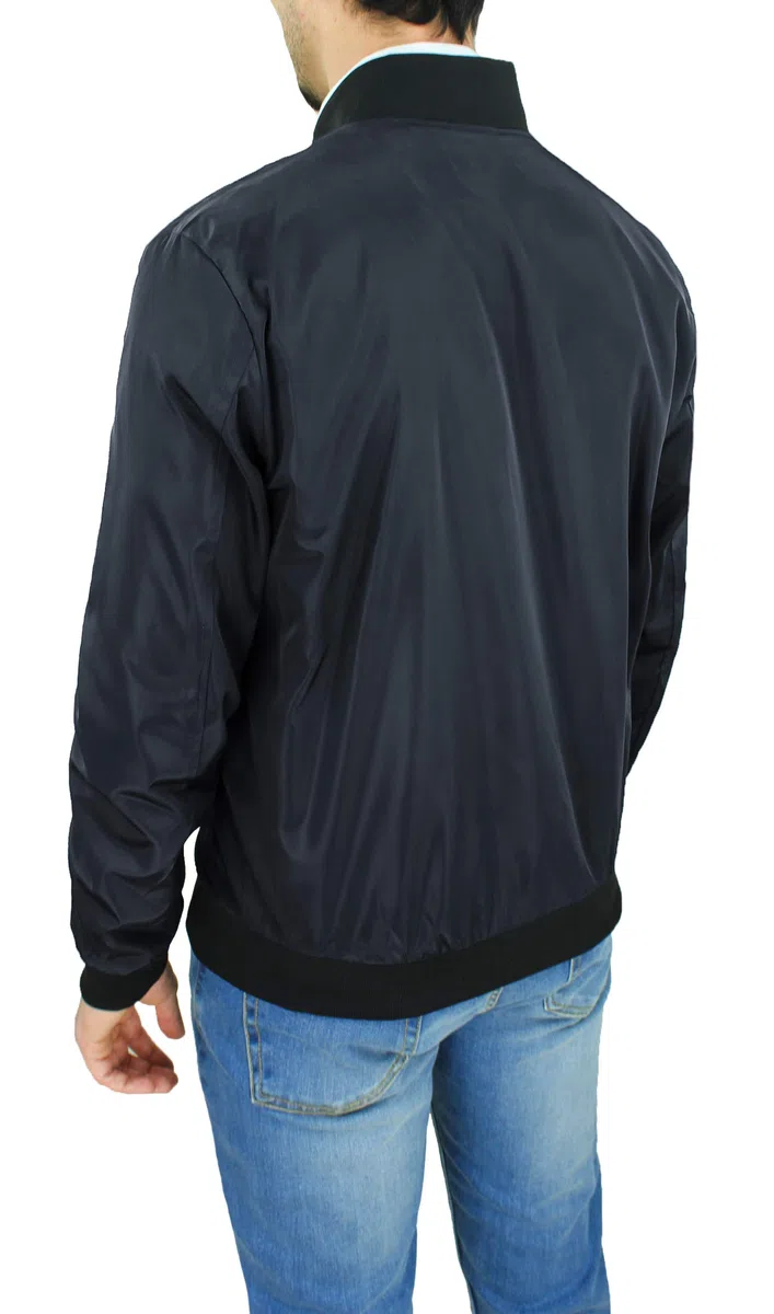 Giubbino uomo estivo leggero slim fit Giacca giubbetto College elastico impermeabile