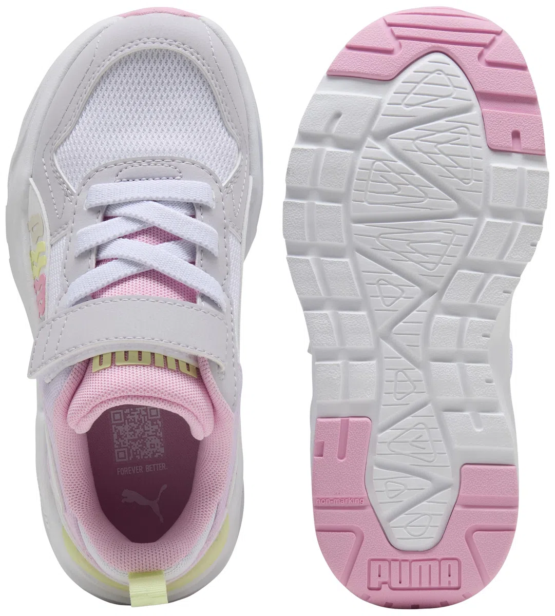 PUMA Trinity 2 Lt Come on AC+ PS Basket, Lavanda Pop Spritz Mela Bianco, 28 EU, PUMA SPIRITZ - Lavanda Pop con Mela Bianca, 28 EU