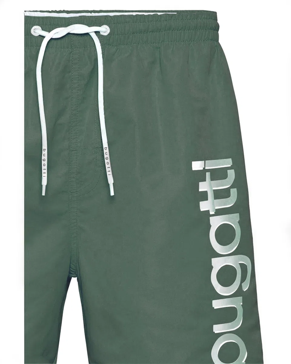 Bugatti® Costume da bagno a pantaloncino, da uomo, colore: nero/blu navy/azzurro