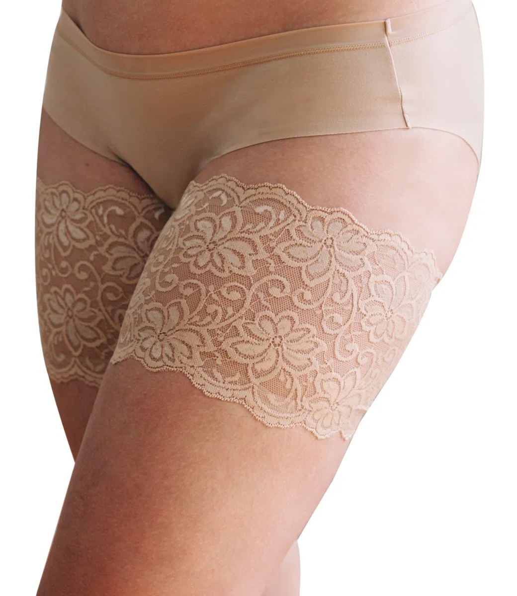 Bandelettes fasce per la coscia. Brevettato. Marchio originale, antisfregamento, fasce elastiche per coscia per evitare l'attrito sulla coscia.
