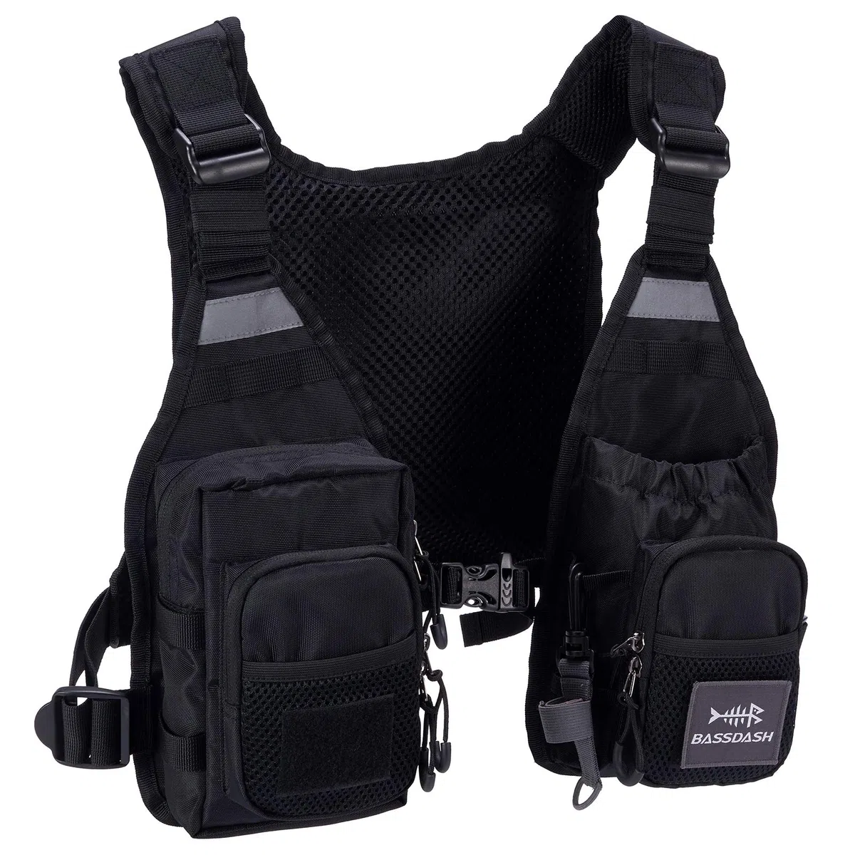 Bassdash FV08 - Gilet da pesca a mosca, ultra leggero, taglia unica