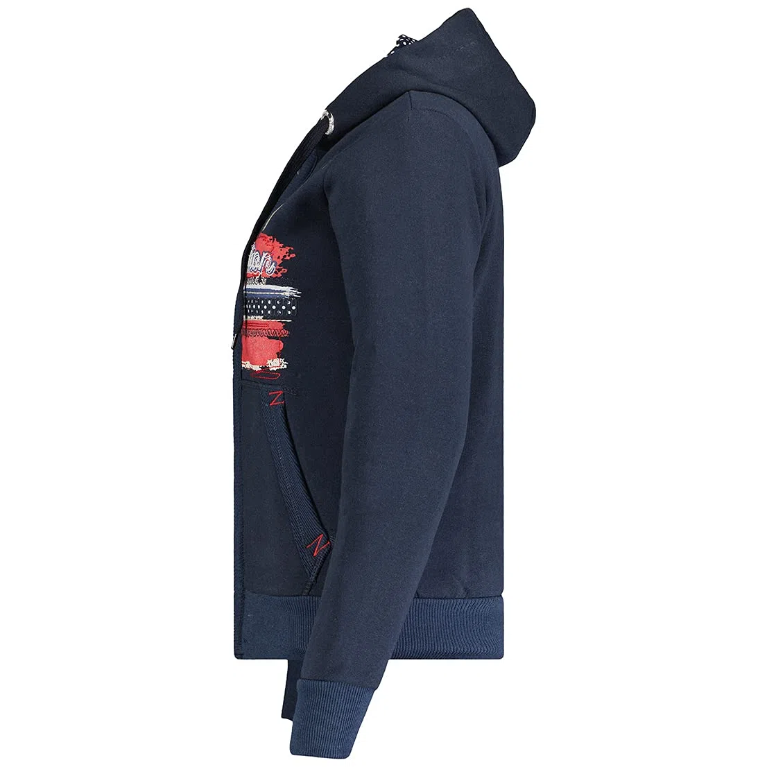 Geographical Norway Farlotte Lady - Felpa Donna Zip Hoodie Tasche - Pile Donna Maglione Manica Lunga Giacca Cappuccio - Abito Ideale Primavera Estate Autunno Inverno Stagione