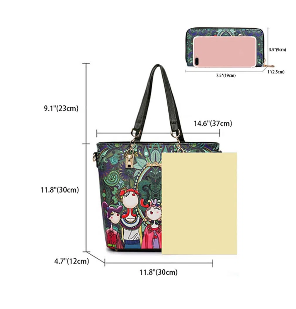 BUKESIYI Donna Borse a Mano Borsa a Tracoll Marca Spalla Elegante Tote 2024 PU Pelle IT77503