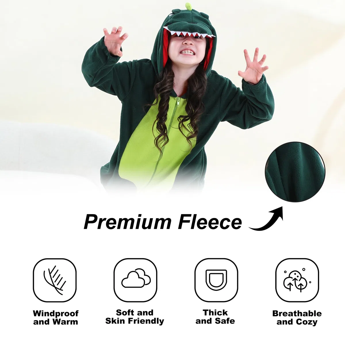 HAHASHOW Pigiama Intero con Cappuccio per Adulti - Costume da Animale Carino in Morbida Flanella Unisex - Tema Invernale, Halloween e Feste
