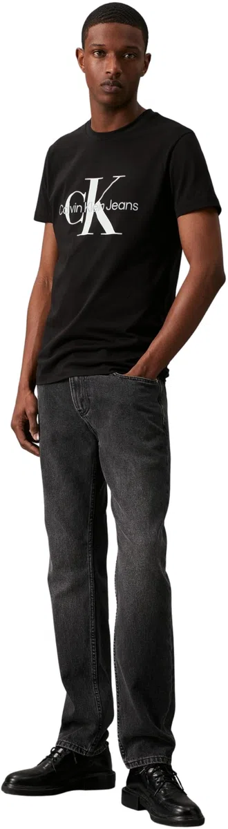 Calvin Klein Uomo T-Shirt Maniche Corte Core Monologo Slim Fit