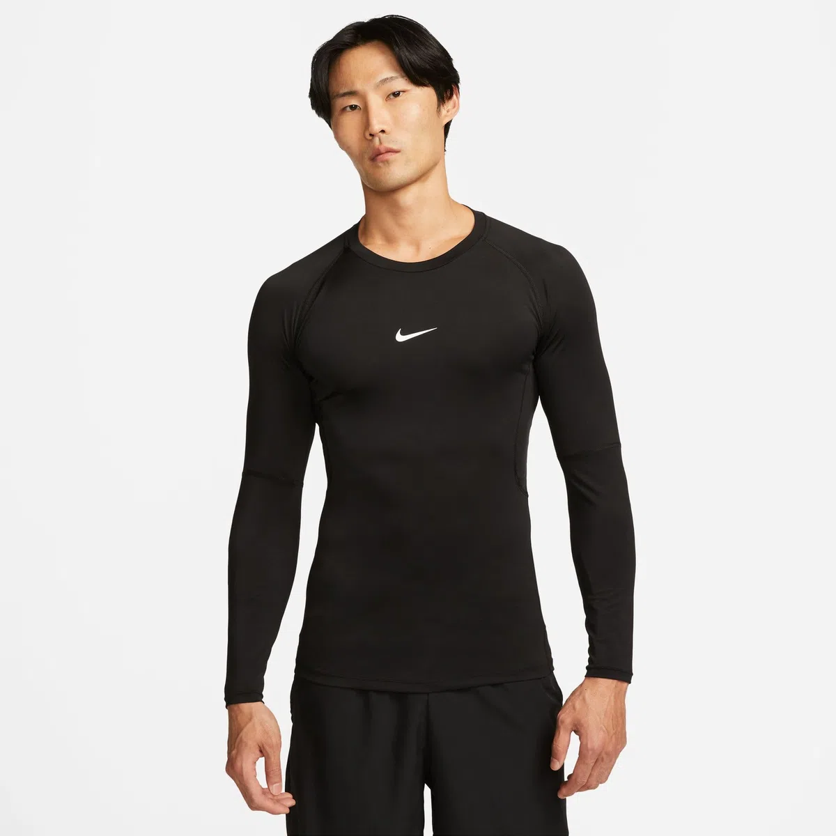 Nike DF Tight Top Maglia Lunga Uomo (Pacco da 1)