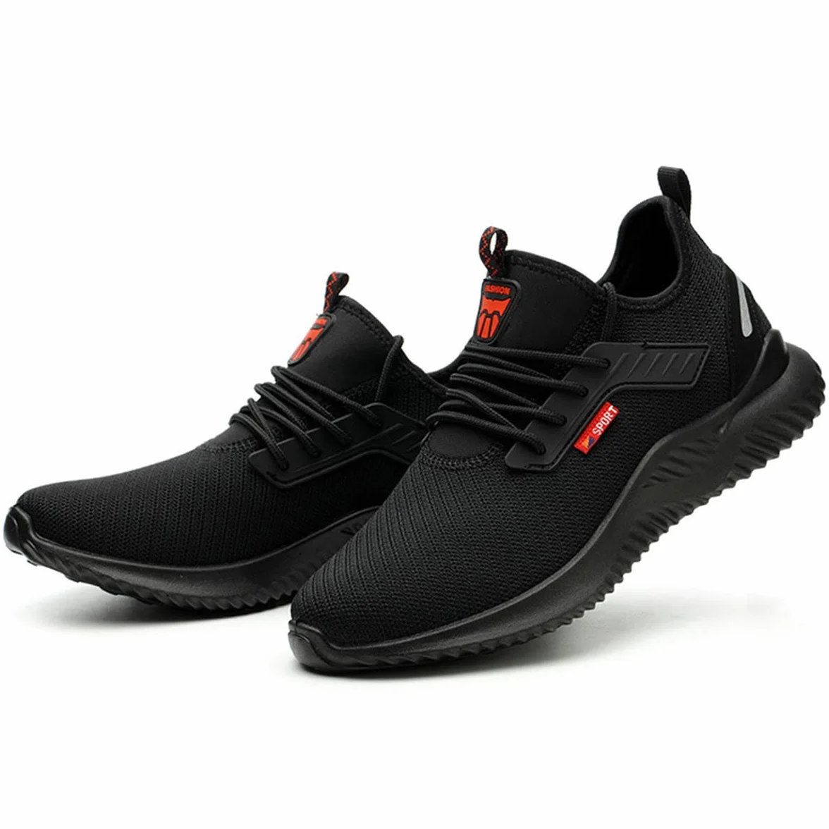 Calish Scarpe Antinfortunistiche Uomo Donna Scarpe da Lavoro con Punta in Acciaio Leggere Comode Scarpe Sicurezza Sportive Scarpe da Cantiere Antiscivolo Traspiranti