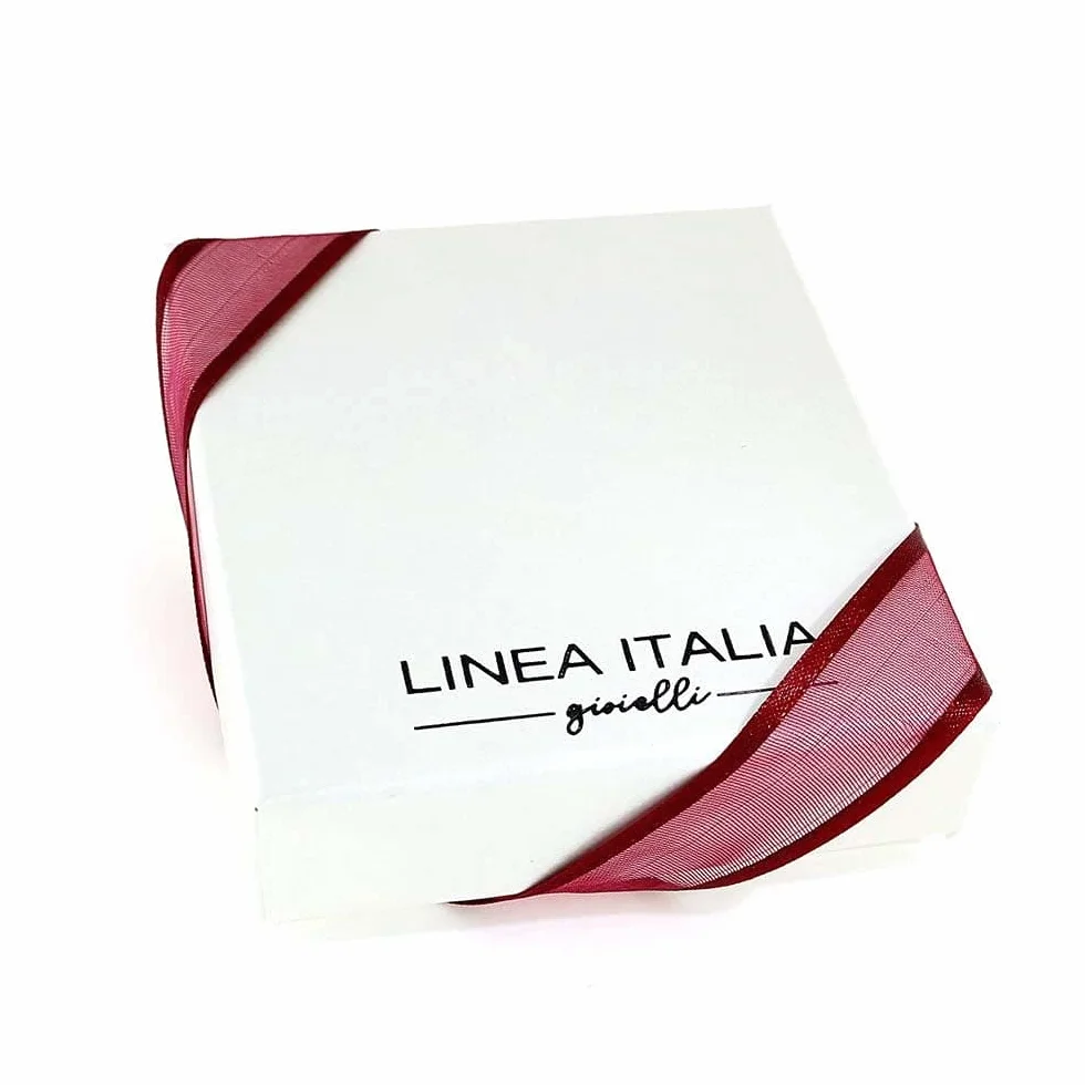 Linea Italia Gioielli - Cavigliera Regolabile per Donna Catenina in Argento 925 e Pietre Nere - Made In Italy