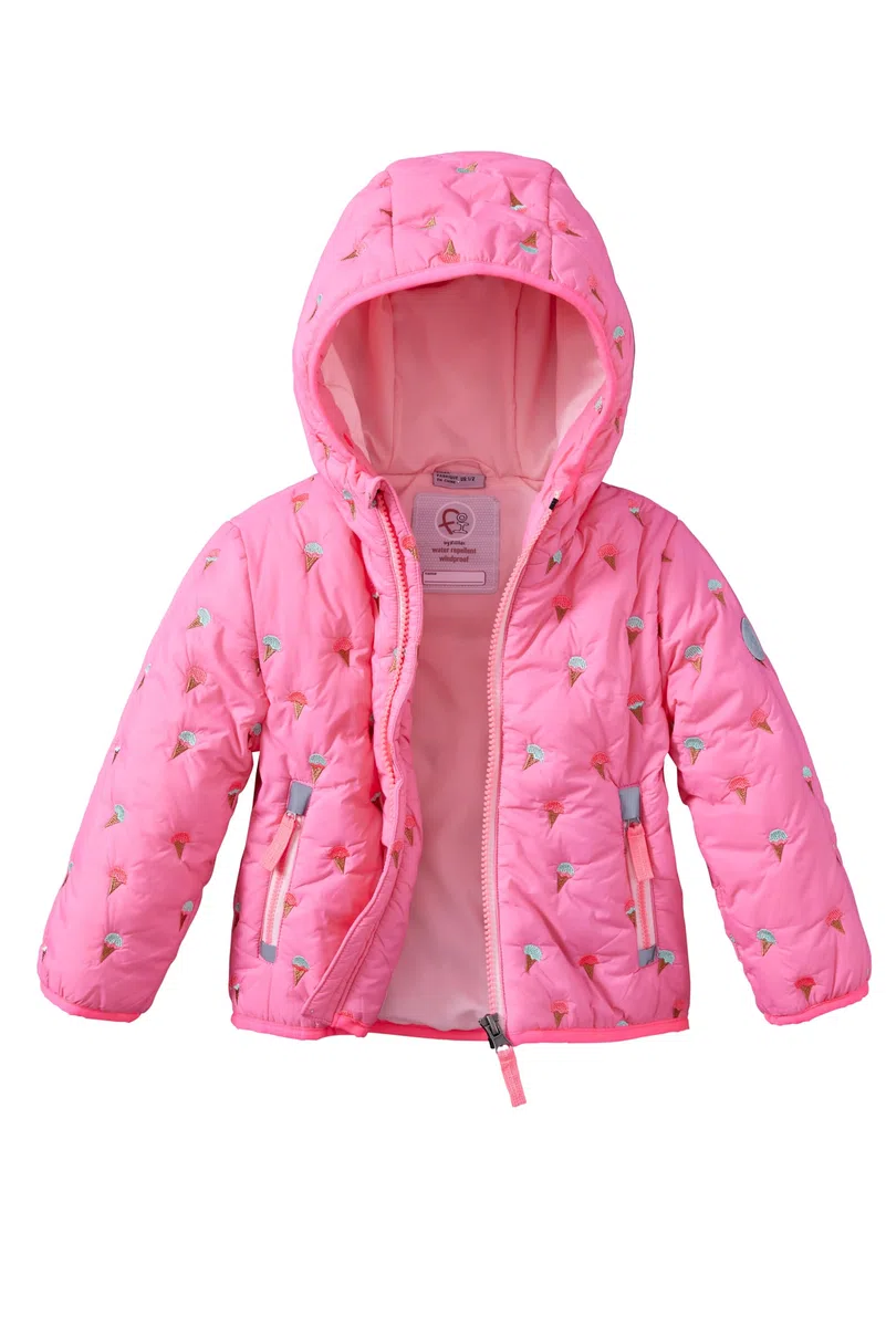 first instinct by killtec Fios 17 Mns Qltd Jckt Giacca imbottita con effetto 3D e cappuccio Unisex - Bimbi 0-24