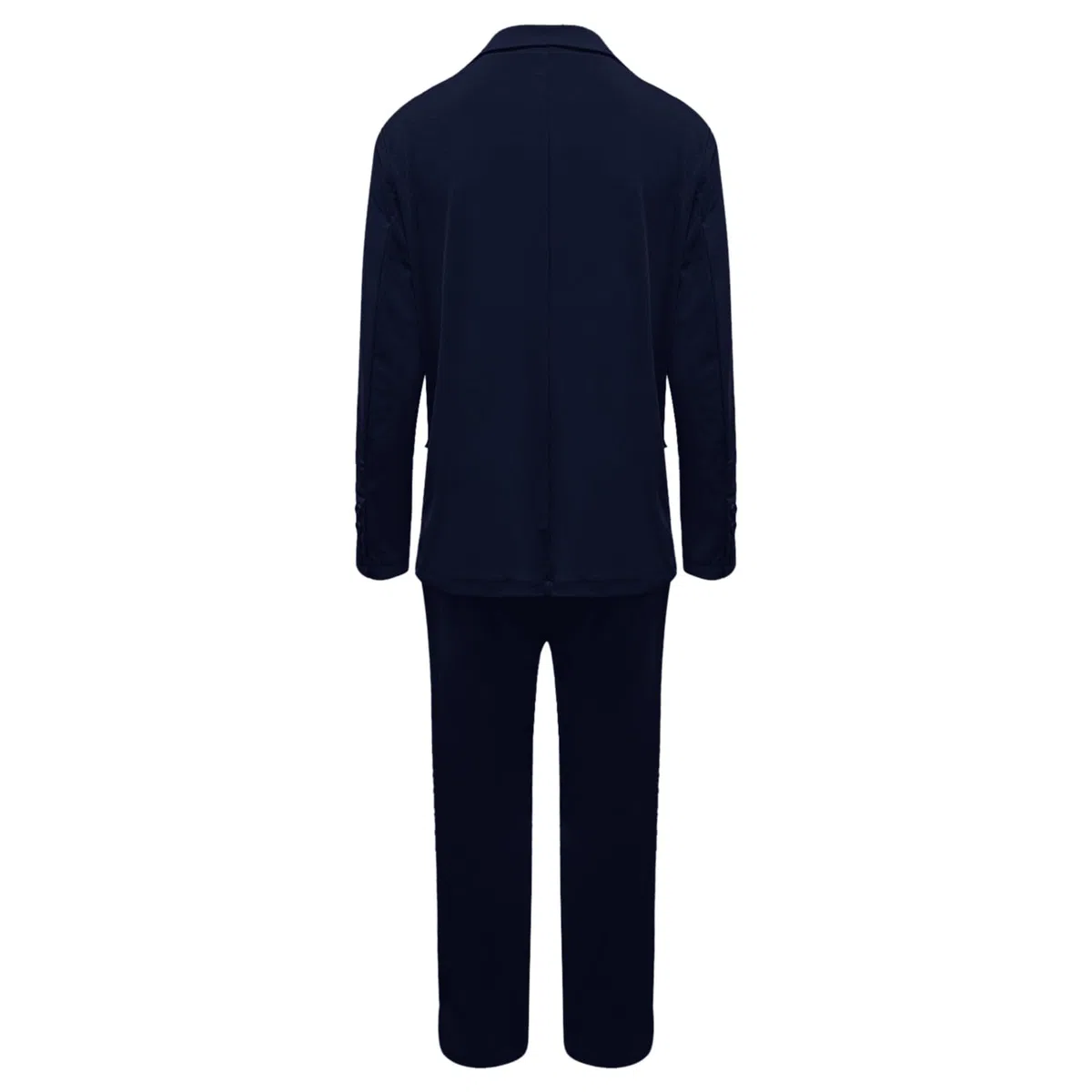 Completo da Ufficio Completo Estivo da Donna 2 Pezzi Giacca Formale con Bottoni e Risvolto Pantaloni Eleganti Maniche Lunghe Ideale per Ufficio e Cerimonie Set Due Pezzi in Tinta Unita e Vita Elastica